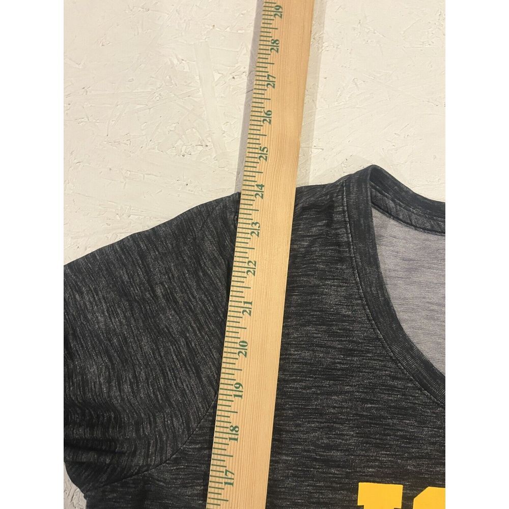 Iowa‎ Hawkeyes Womens Shirt Nike XL Heather Gray Long Sleeve Dri-Fit Logo - Picture 8 of 9